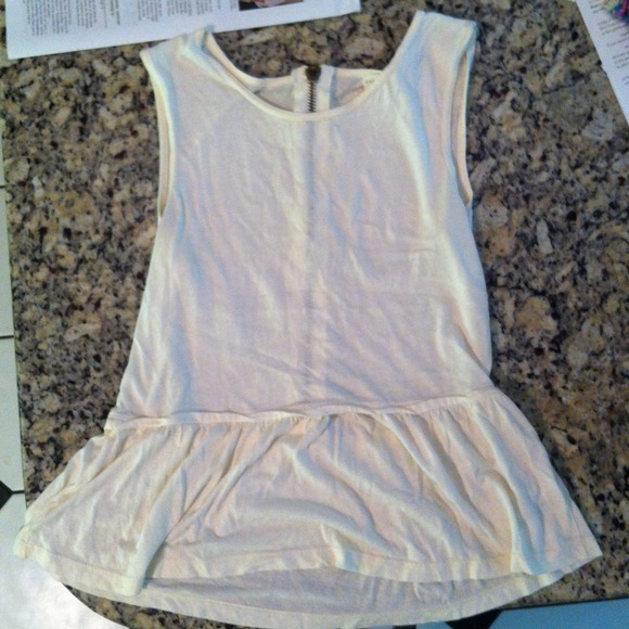 ZARA peplum tee
