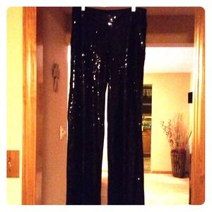 "JUST REDUCED" White house Black Mkt Sequin Pants