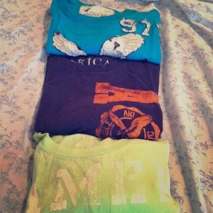 3 American Eagle MEN'S SHIRTS