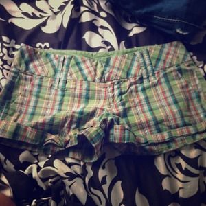 Plaid Shorts. Size 3