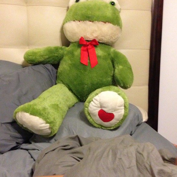 🎀Traded🎀 Big frog stuffed animal!