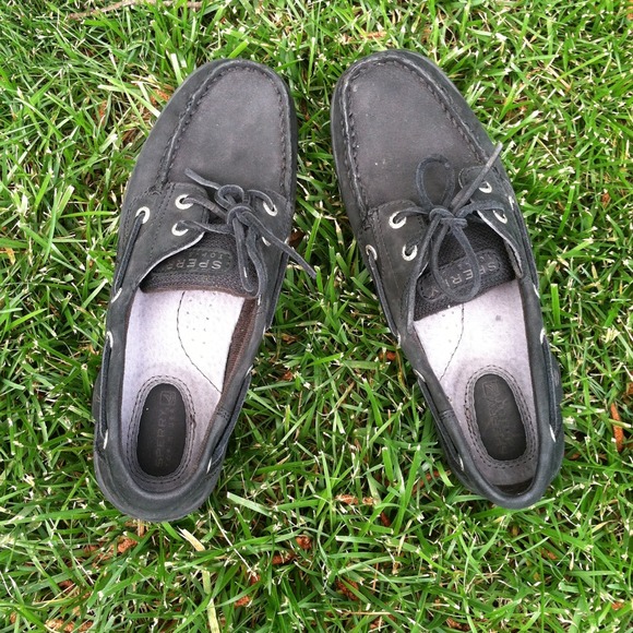 black sperrys