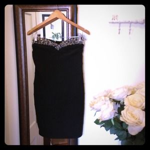Strapless Black Dress