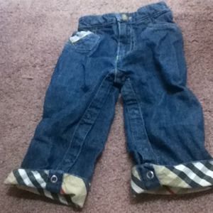 Authentic Burberry infant jeans