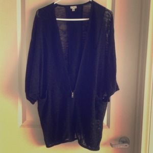hinge see through sweater SIZE M/L