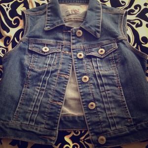 Denim vest!