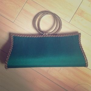 Kelly Green Bangle Clutch bought in Thailand
