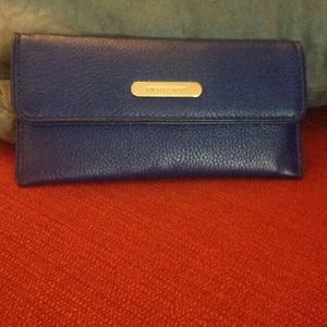 Royal blue Michael Kors wallet
