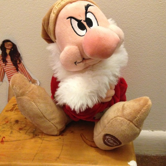 Grumpy stuffed animal