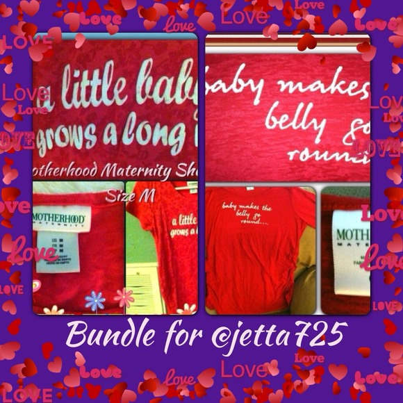 SOLD-BUNDLED for @Jetta725 Two Maternity Tops