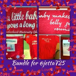 SOLD-BUNDLED for @Jetta725 Two Maternity Tops