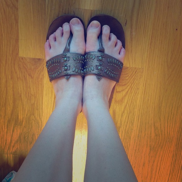 Gold "Tabou" Gladiator Sandals