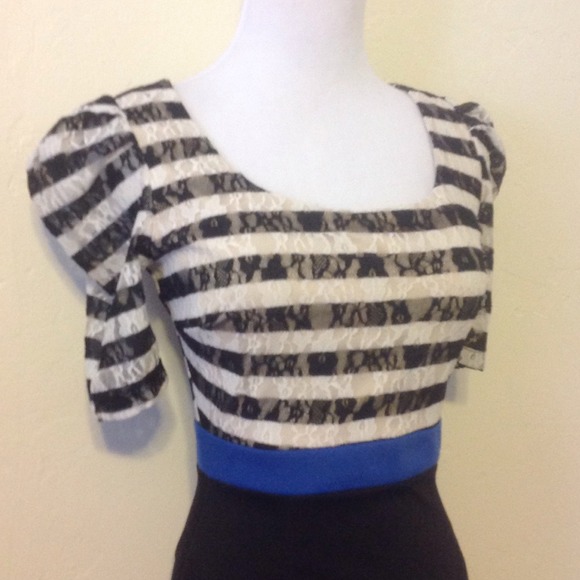 BUNDLED! Black and white dress - Picture 2 of 4