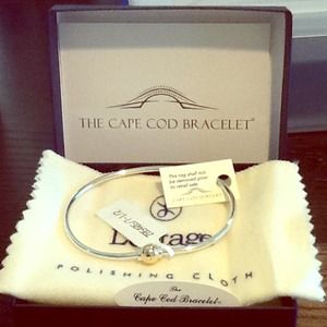 14kt Cape Cod Bracelet bundle with SS earrings