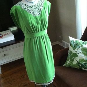 Shoshanna 100% Silk Dress, Gorgeous Beading Detail