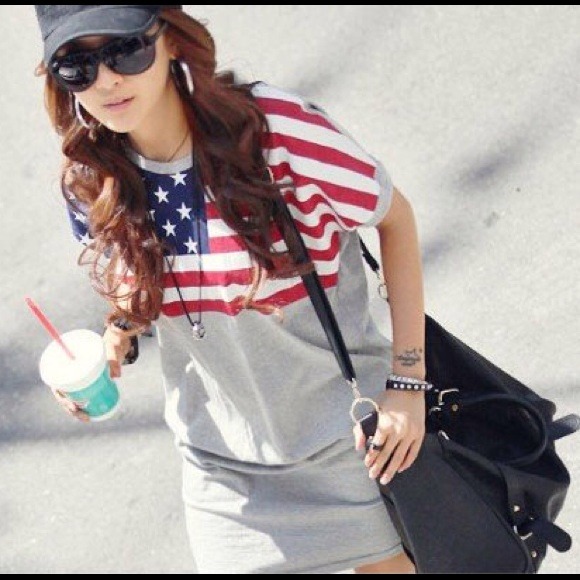 NWOT 1PC Flag Dress
