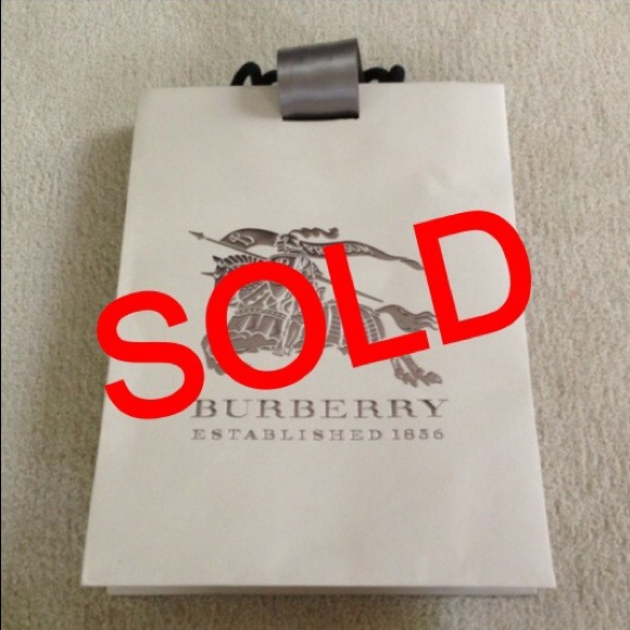 Small Burberry Gift Bag