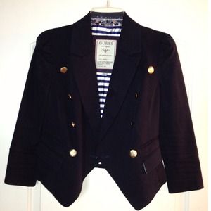 ✋❌ SOLD ON EBAY ❌✋Guess dark navy blue blazer