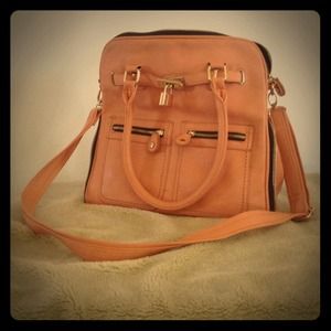 Light coral/peach color handbag