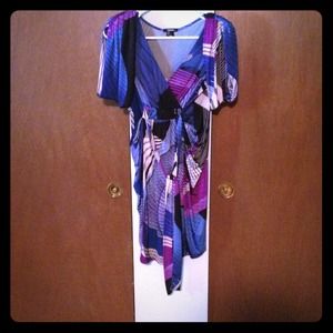 Colorful striped dress