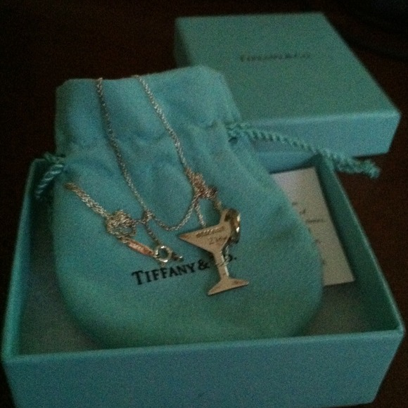 Tiffany's Martini Glass Charm