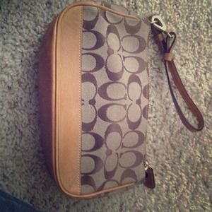 Coach mini wrist handbag