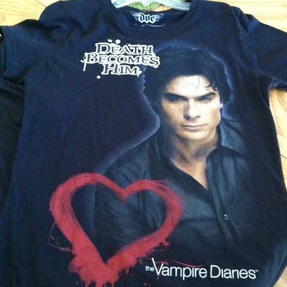 Two vampire diaries tshirts!