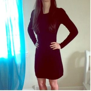 BCBGmaxazria black sweater dress