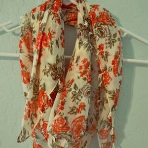 Floral scarf