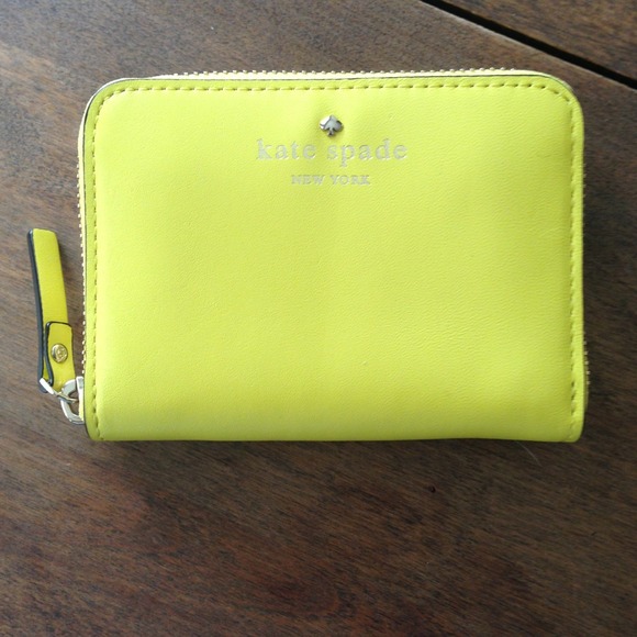 NWT Neon yellow Kate Spade