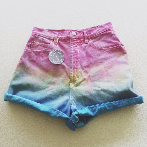 Veronica Tri color highwaist shorts