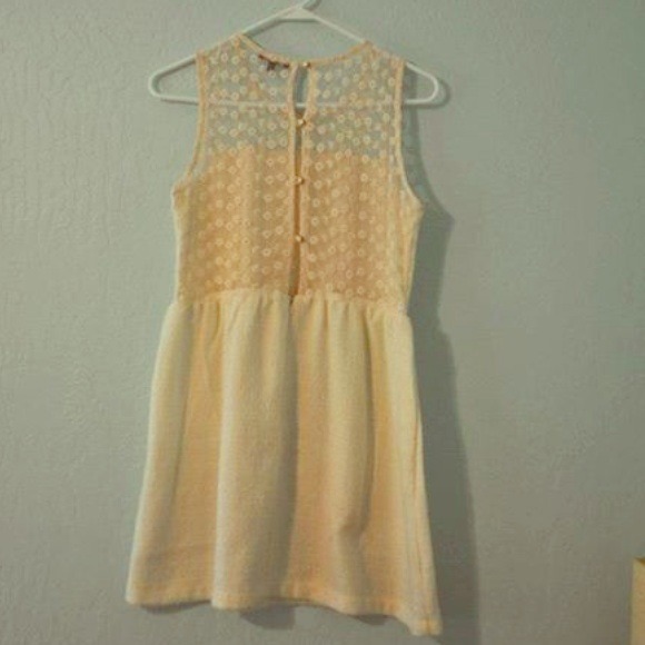 Off-white spring dress