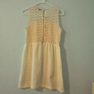 Off-white spring dress