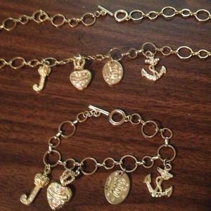 Juicy Couture necklace and bracelet set