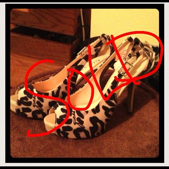 Animal Print Guess Heels