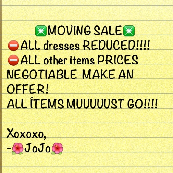 ✳⛔MOVING SALE⛔✳