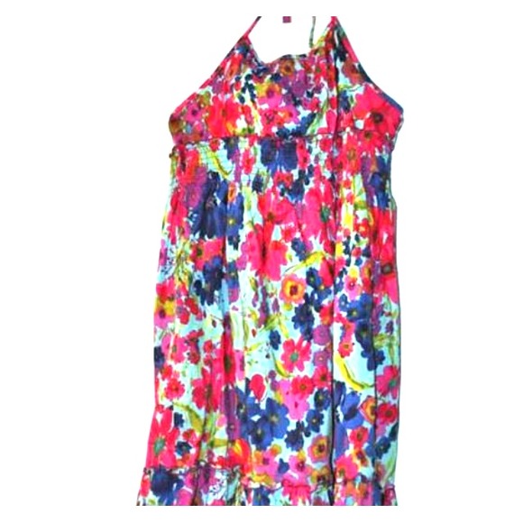 Halter Top Floral Dress