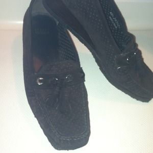 Stuart Weitzman wedge suede loafers.*REDUCED*