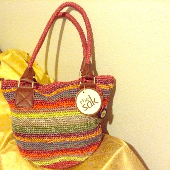 Beautiful The sak colorful gypsy stripe large tote