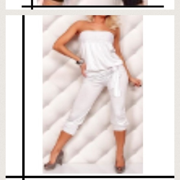 Bundle of one Black and one White Sexy Jumpsuits!