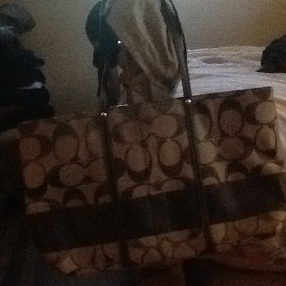 Large coach tote