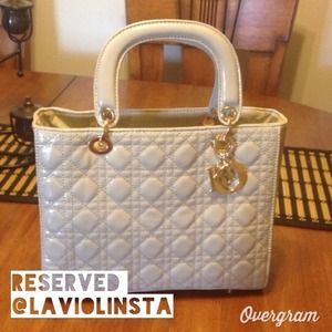 ⛔Reserved⛔ Faux Patent Leather Bag/Tote