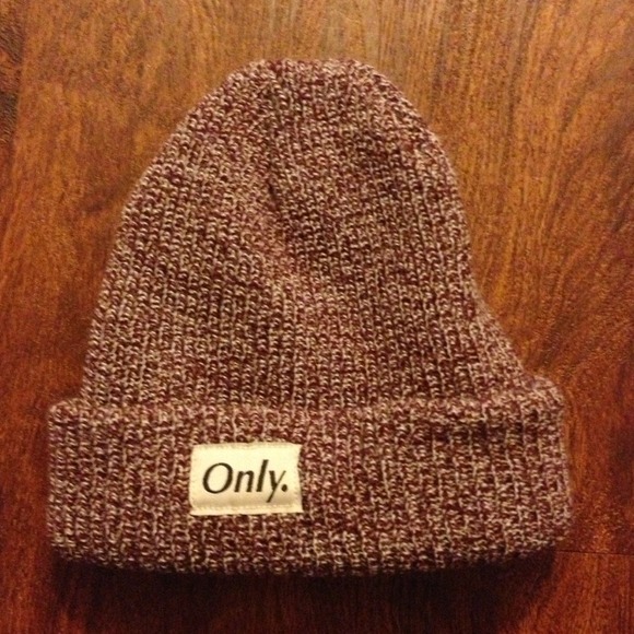 Only Ny Maroon Beanie