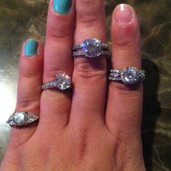 Jewelry Assorted Cubic Zirconium Rings Poshmark