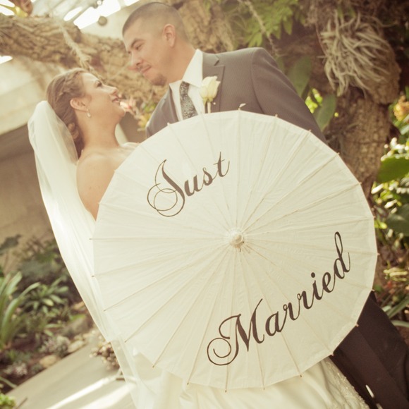 SOLD IN BUNDLE!!! Just Married Umbrella!