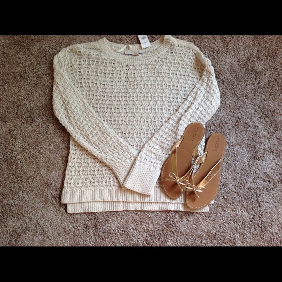 Loft Sweater and Flip Flops! Package Deal!