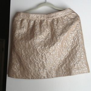 Ann Taylor loft golden skirt 6P