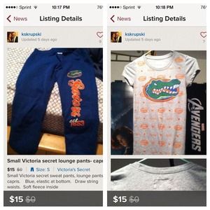 Victoria secret lounge pants and top