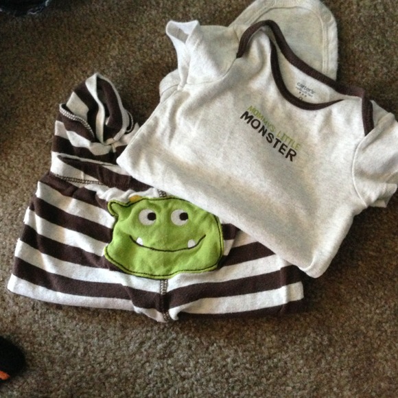 Size 9 month, little monster outfit