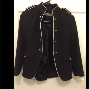 Zara dark blue army style blazer